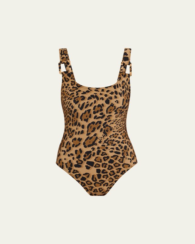 Izzy Scoop-Neck One-Piece Swimsuit